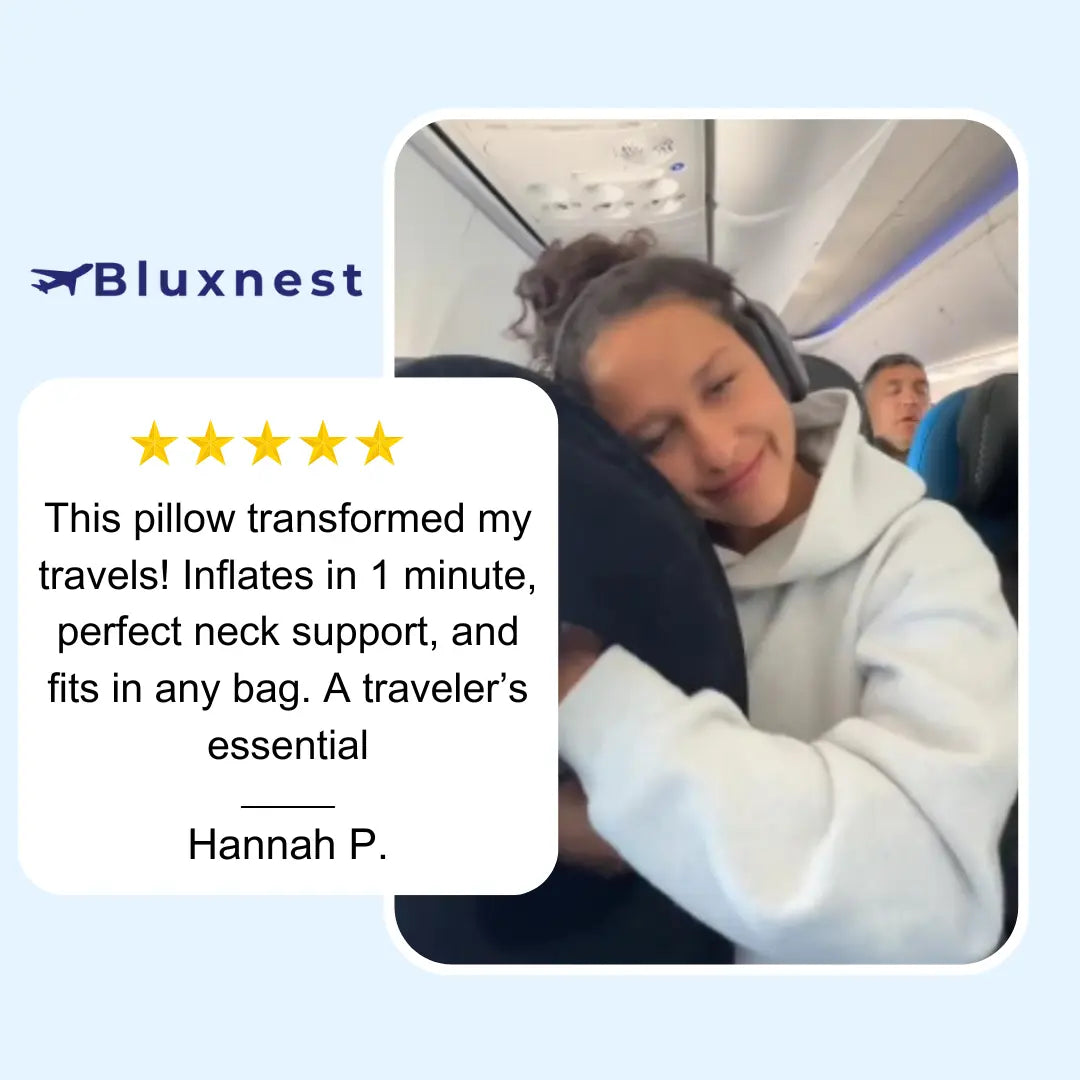 Bluxnest™ Inflatable Travel  Pillow Bluxnest™